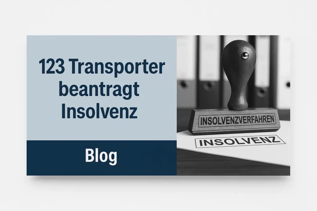 123 Transporter insolvent? – Was betroffene Kunden jetzt tun sollten
