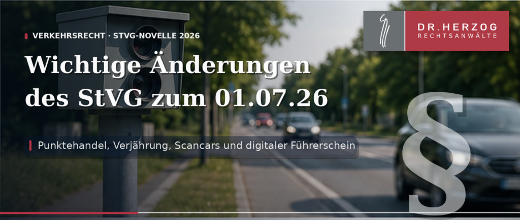 StVG-Novelle ab 1. Juli 2026: Was mit der Gesetzesänderung auf Autofahrer zukommt